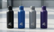 Botella de Agua de Acero Inoxidable.  Insulada "Hydro Vortex".  Hidratación radical, fría o caliente, durante todo el día.