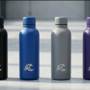 Botella de Agua de Acero Inoxidable.  Insulada 