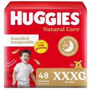 Pañal Huggie Natural Care