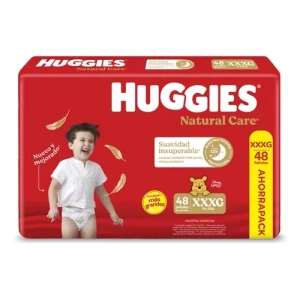 Pañales Huggies Natural Care XXXG X48
