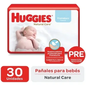 Pañales Huggies Natural Care Prematuro X30