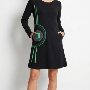 Vestido casual ( Lineas verdes) 