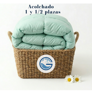 Acolchado de1 y 1/2 plaza